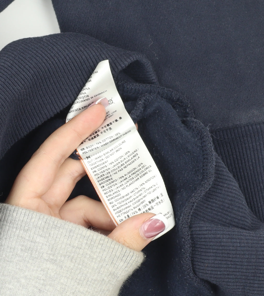 Superdry Women's Blue Pullover Hoodie Size 16