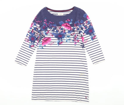 Joules Women's Multicoloured Floral Shift Dress Size 10