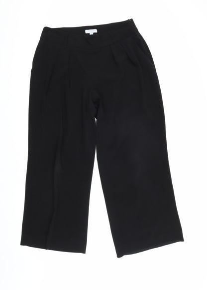 Katherine Barclay Women's Black Wide-Leg Trousers