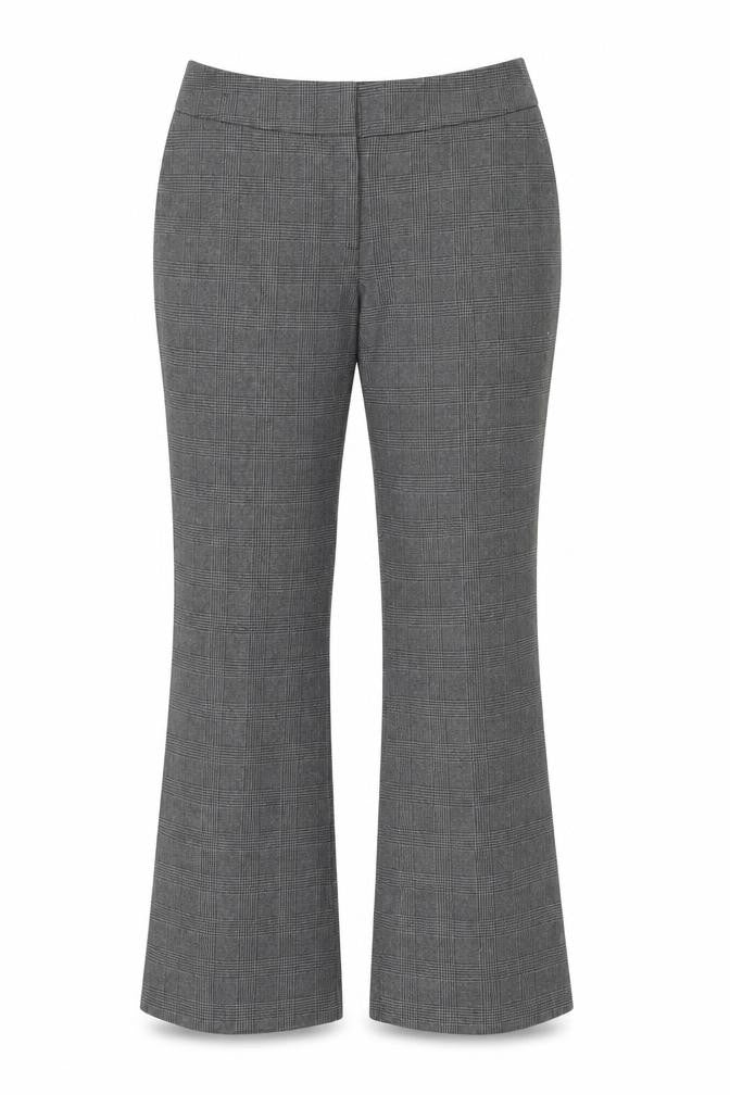 Womens UK Size 14 Evie Regular Fit Dress Pants Grey Trousers