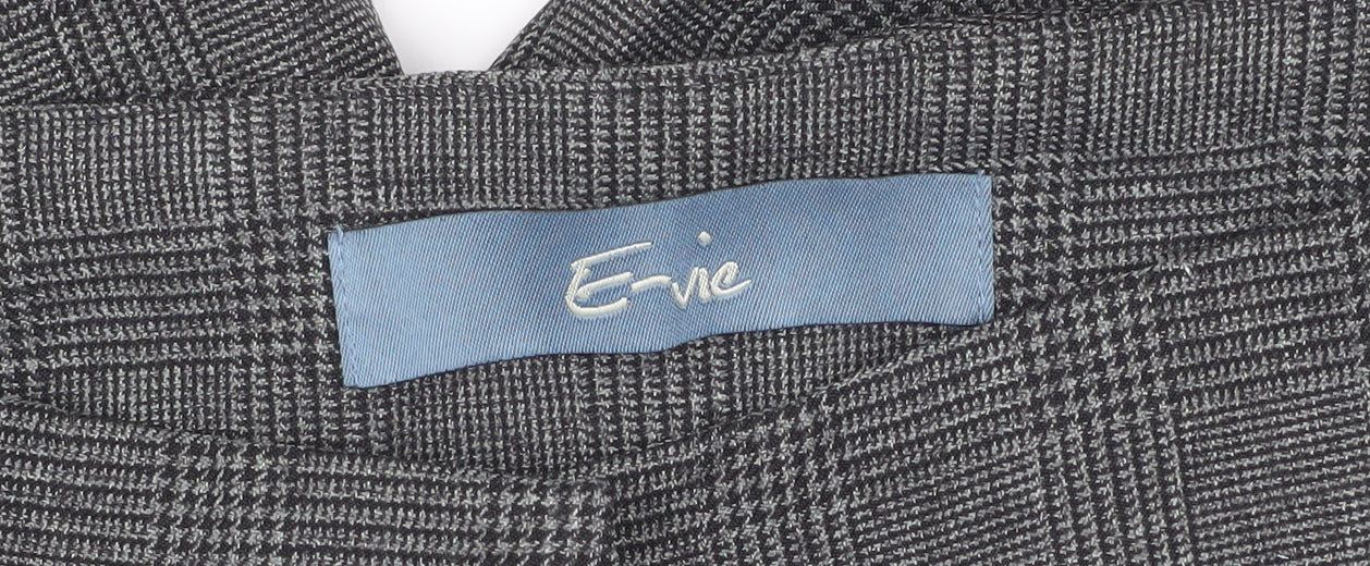 Womens UK Size 14 Evie Regular Fit Dress Pants Grey Trousers