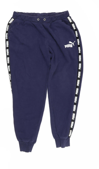 Puma Men's Blue Jogger Trousers XL