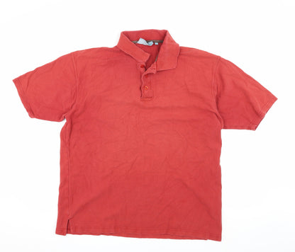 Greenwoods Escape Men's XL Red Cotton Polo Shirt