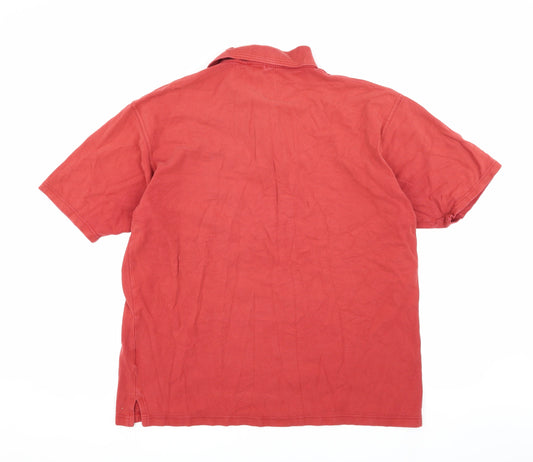 Greenwoods Escape Men's XL Red Cotton Polo Shirt