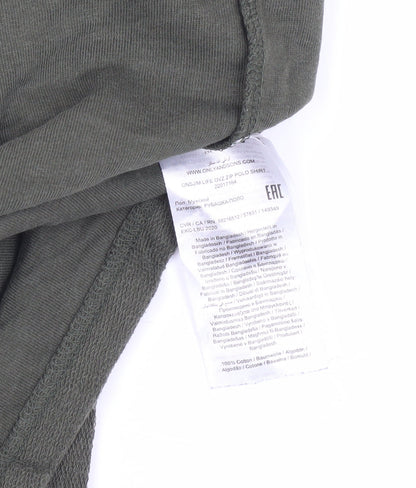 ONLY & SONS Green Polo Shirt for Men, Size S