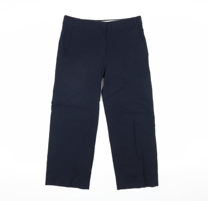 J.Crew Womens Blue Trousers Size 2XS Straight Leg