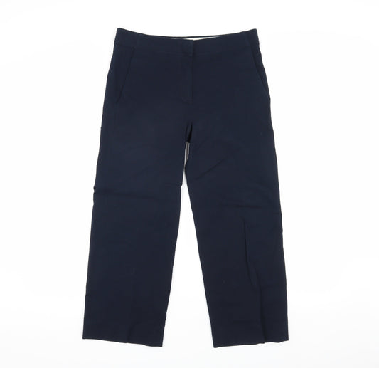 J.Crew Womens Blue Trousers Size 2XS Straight Leg