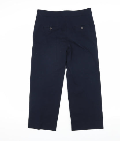 J.Crew Womens Blue Trousers Size 2XS Straight Leg