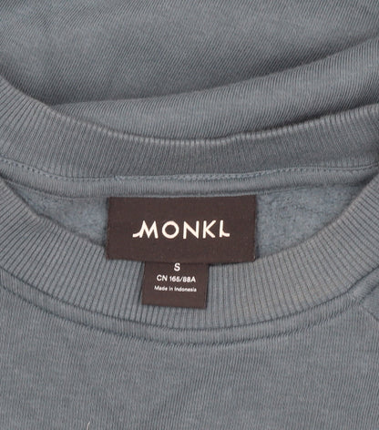 Monki Women's Blue Jumper Shirt Dress, Size S, Long Sleeve