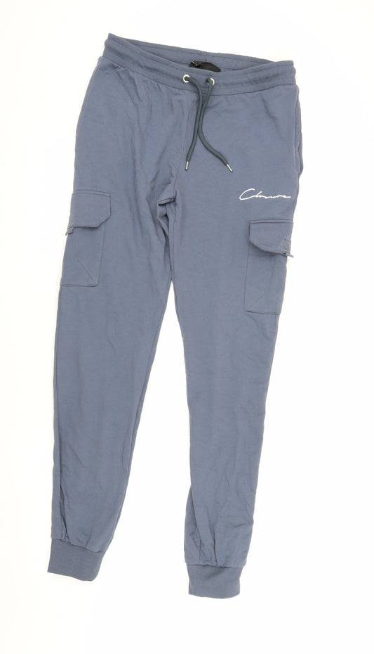 Closure London Men's Blue Jogger Trousers L
