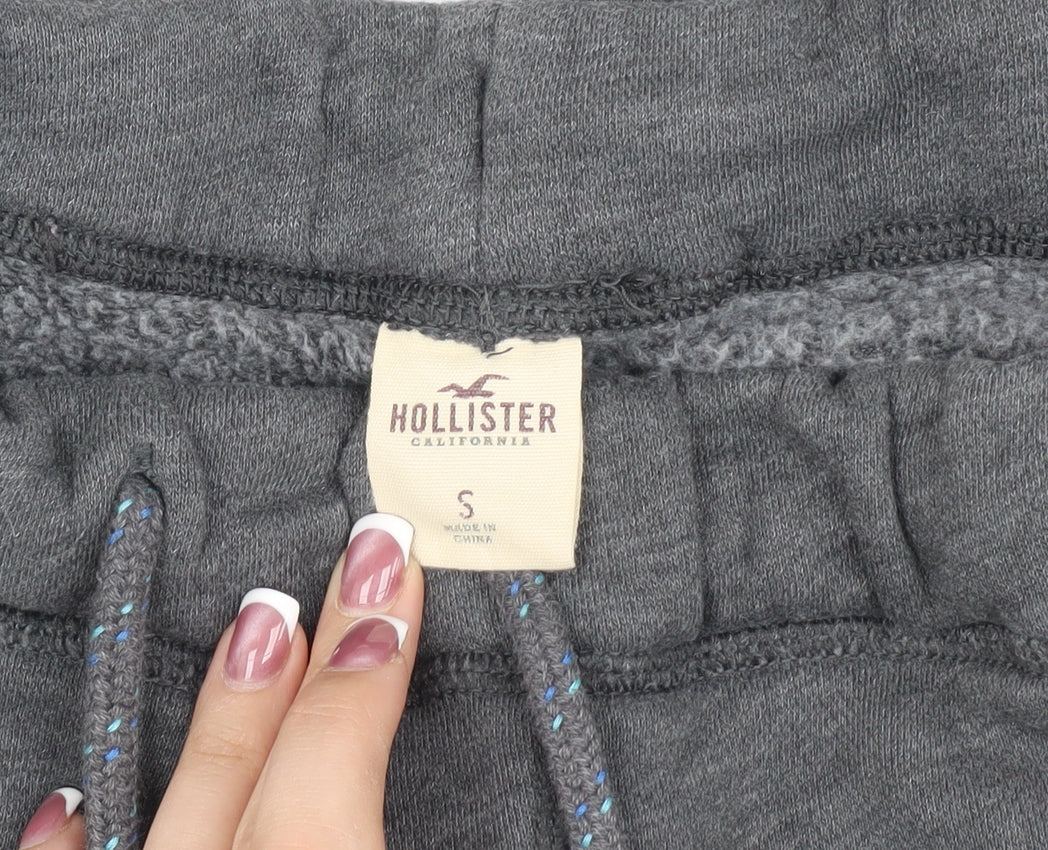 Hollister Men's Grey Joggers, Size S, Fleece Activewear