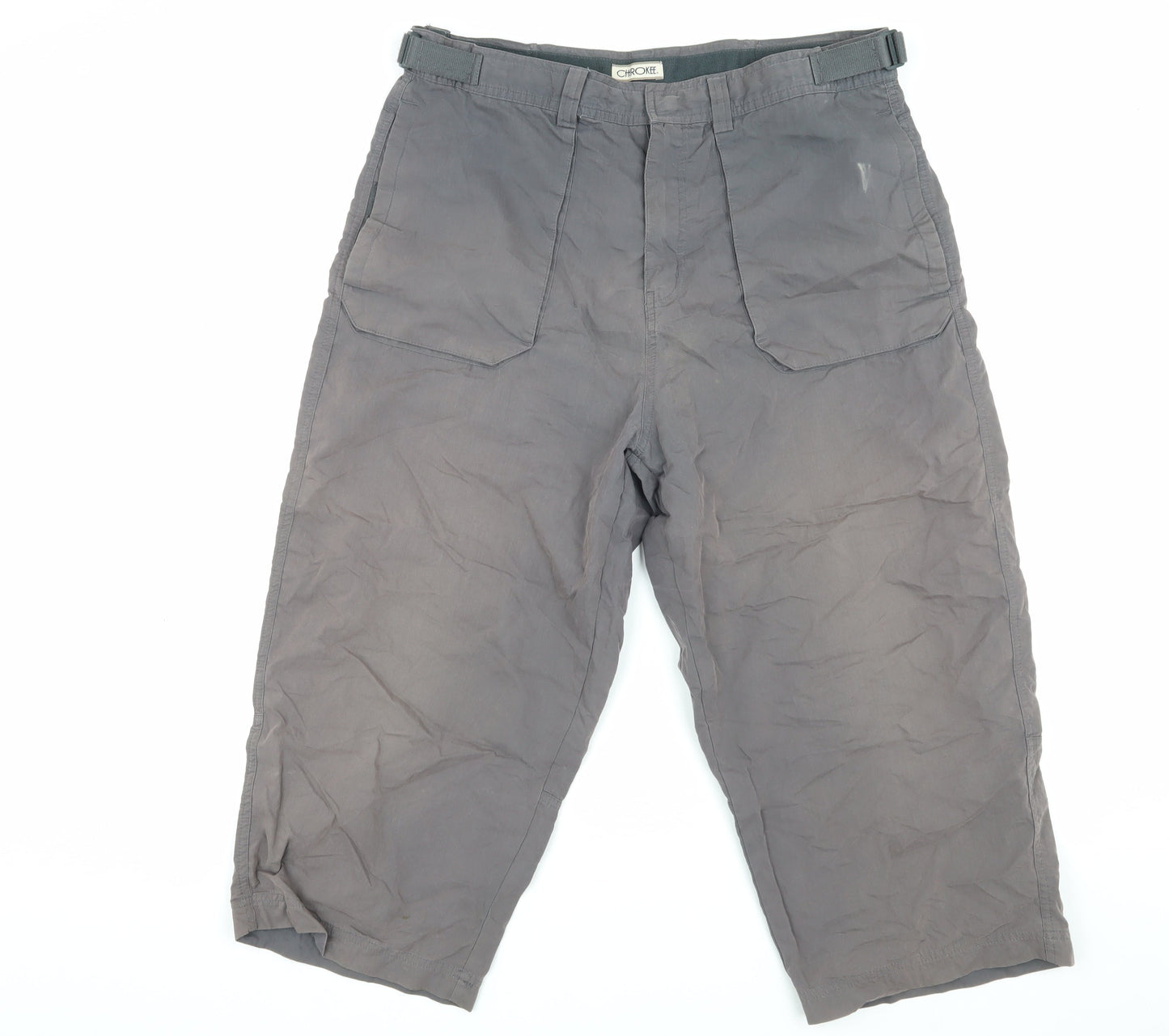 Cherokee Men's Grey Cargo Shorts - M, 91 cm - Casual Wear