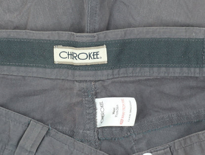 Cherokee Men's Grey Cargo Shorts - M, 91 cm - Casual Wear