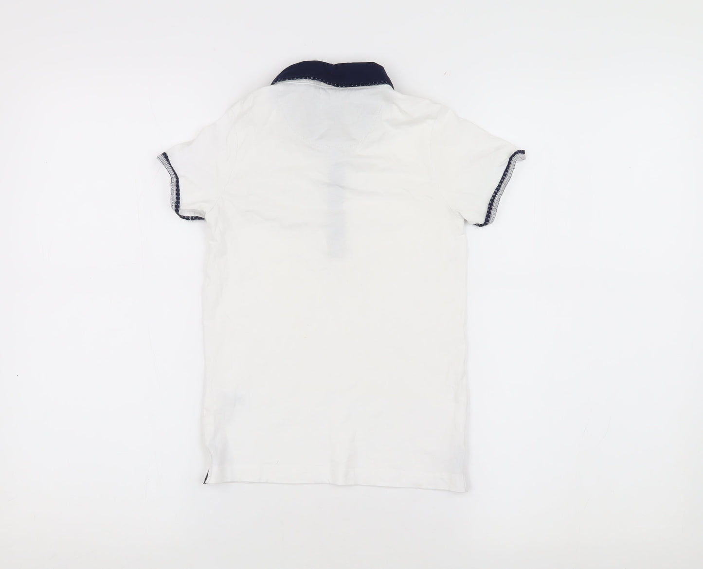 URBN-DEPT Boys' White Polo Shirt, Size 7 Years, Cotton, Casual