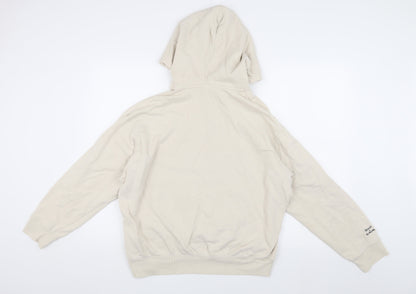 Uniqlo Peanuts Beige Pullover Hoodie, L, Unisex