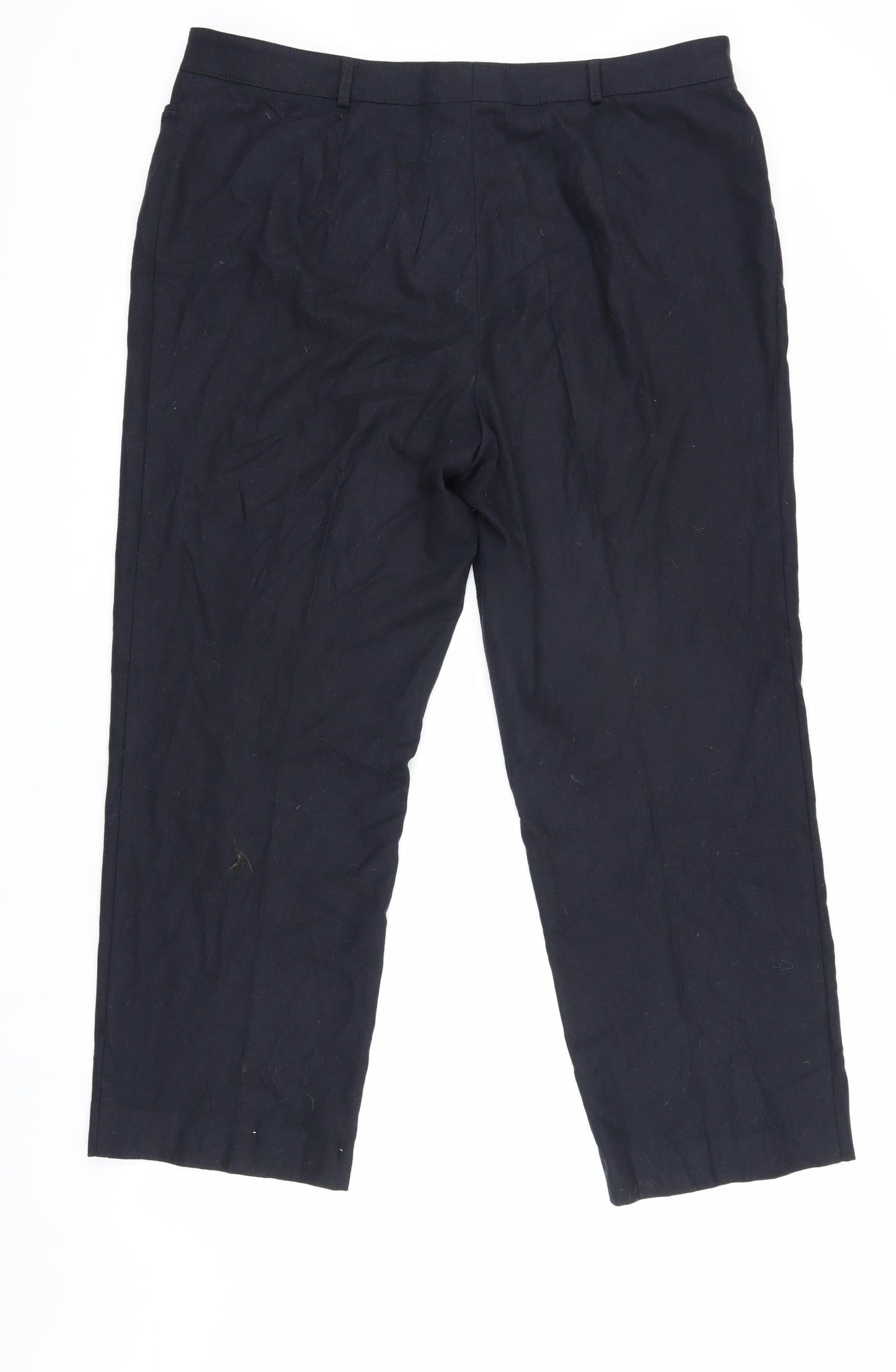 Basler Men's Navy Dress Pants - M, Business Casual