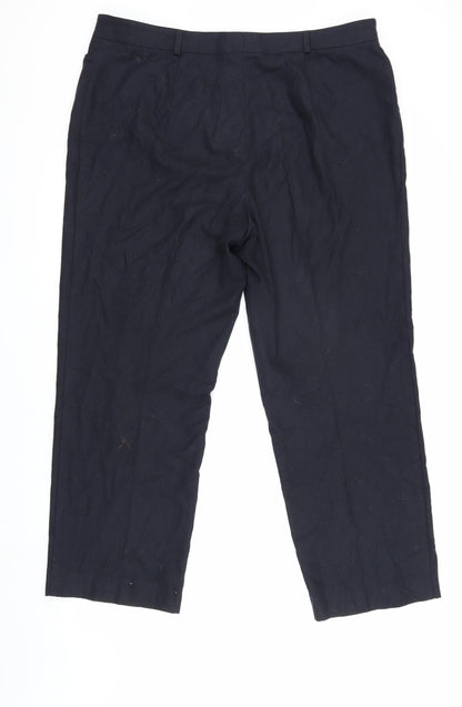 Basler Men's Navy Dress Pants - M, Business Casual