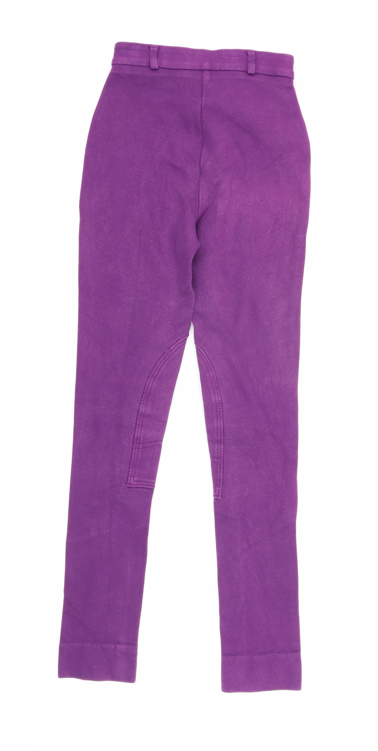 Equetech Women's Purple Straight Trousers
