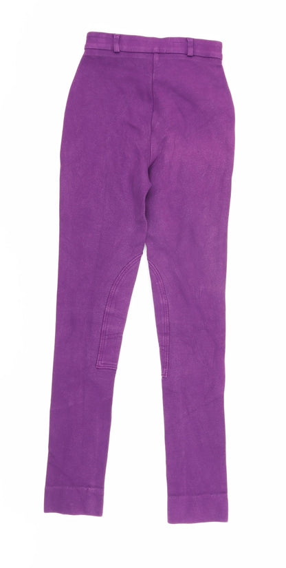 Equetech Women's Purple Straight Trousers