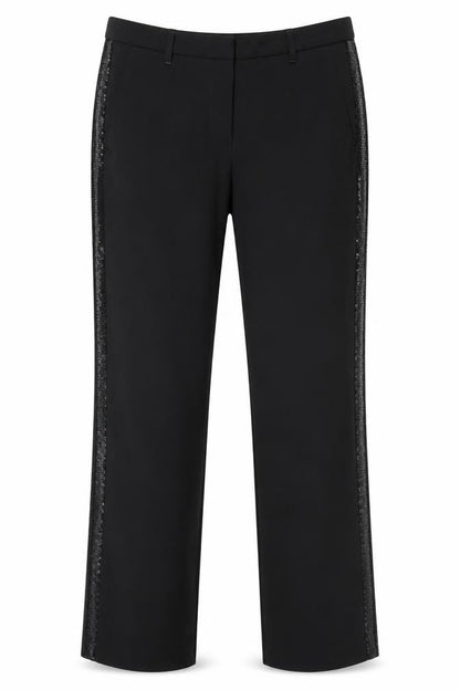 Womens UK Size 12 Marks and Spencer Regular Fit Dress Pants Black Trousers