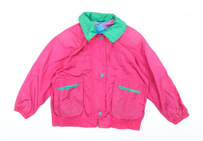 Mens UK Size M Cyclone Pink Windbreaker Coat