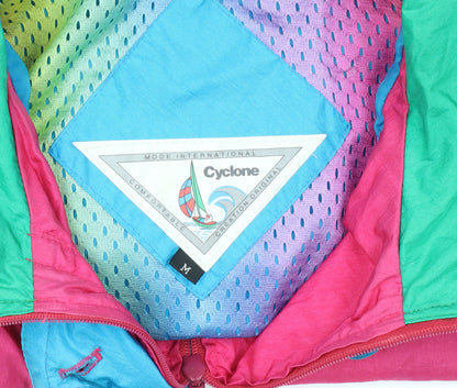 Mens UK Size M Cyclone Pink Windbreaker Coat