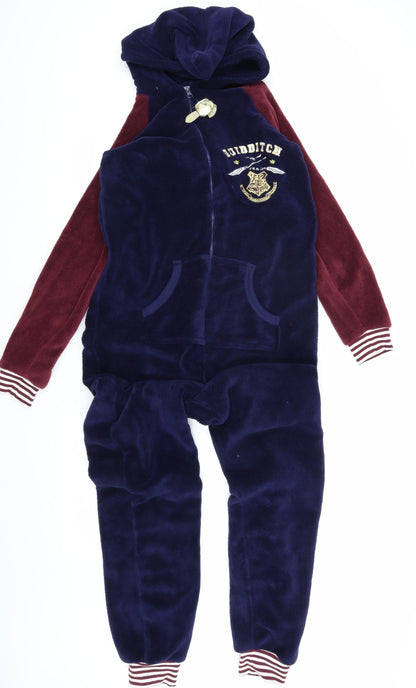 Harry Potter Women's Blue Fleece One Piece Jumper, S