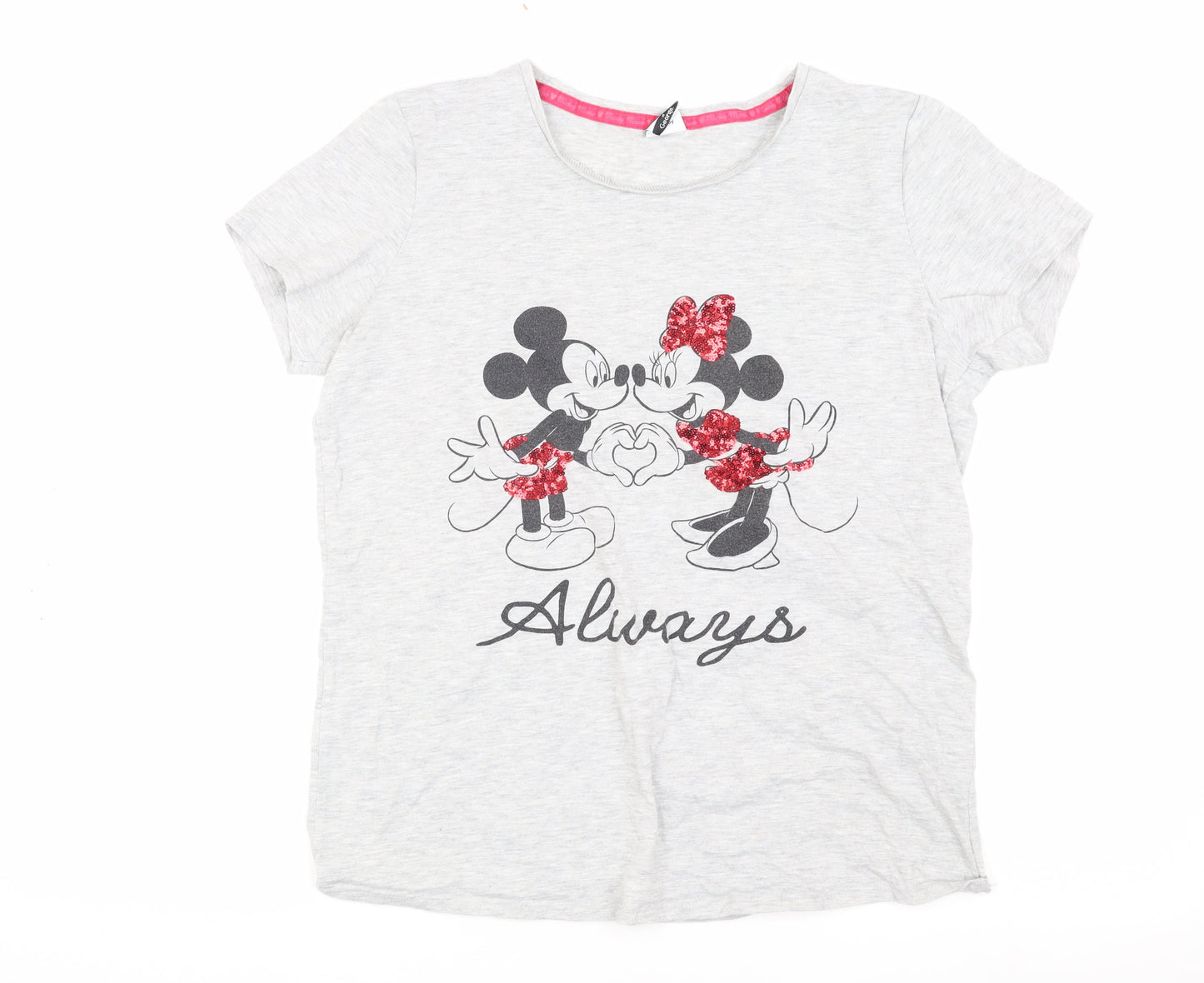 Womens UK Size 14 Disney at George Grey Basic T-Shirt