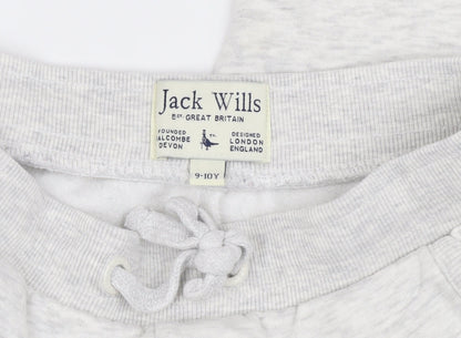 Jack Wills Girls Grey Jogger Trousers 9-10 Years - Casual