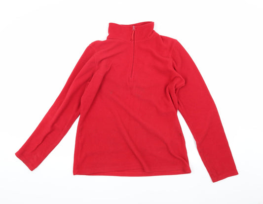 Mens UK Size M Mountain Warehouse Red Henley Sweatshirt