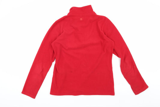 Mens UK Size M Mountain Warehouse Red Henley Sweatshirt