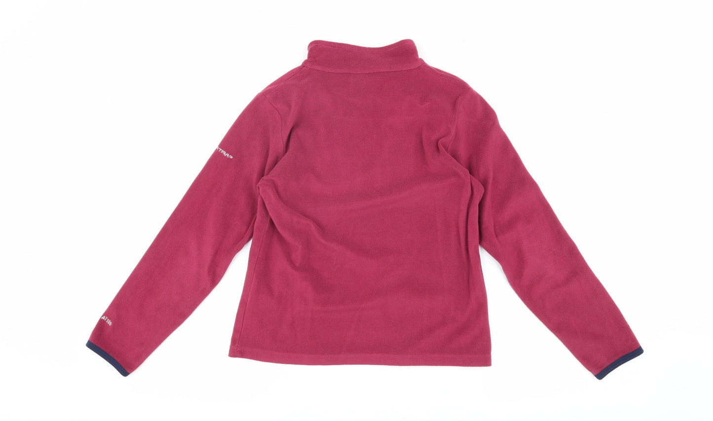 Trespass Girls Pink Fleece Pullover Sweatshirt 9-10 Years