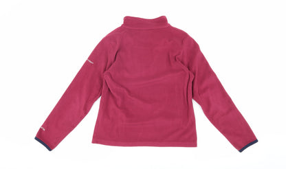 Trespass Girls Pink Fleece Pullover Sweatshirt 9-10 Years