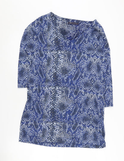 Womens UK Size 12 Marks and Spencer Blue Pullover Jumper