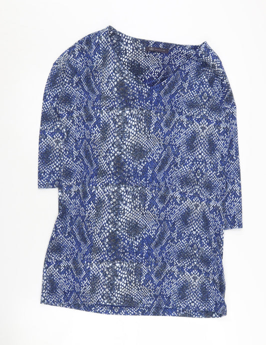 Womens UK Size 12 Marks and Spencer Blue Pullover Jumper
