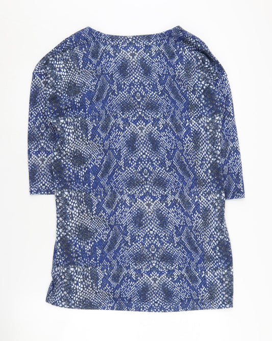 Womens UK Size 12 Marks and Spencer Blue Pullover Jumper