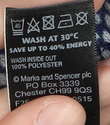 Womens UK Size 12 Marks and Spencer Blue Pullover Jumper