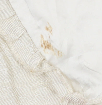 Womens UK Size 12 Per Una Beige Ringer Blouse