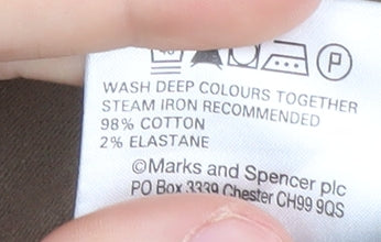 Marks and Spencer Brown Men's Trousers Size 38