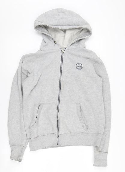 Soulcal Men's Grey Full Zip Hoodie M