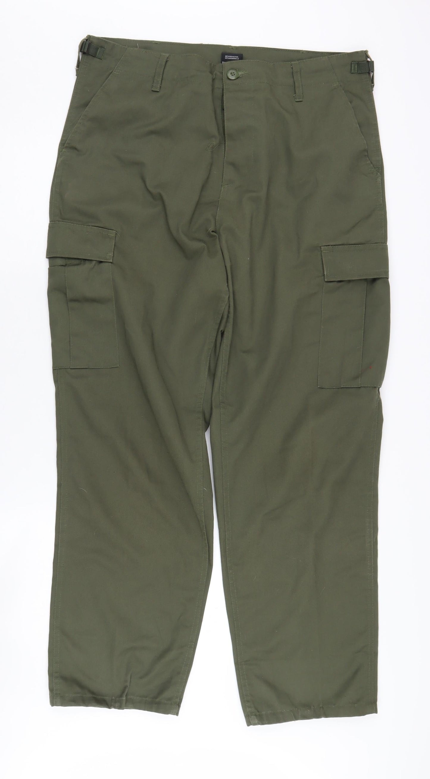 Mil-Tec Men's Green Cargo Trousers L Army Style