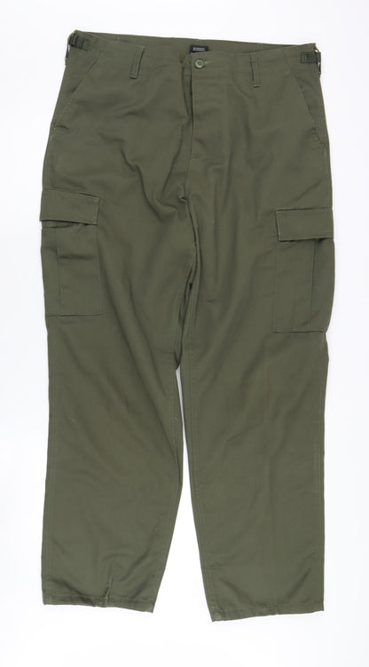 Mil-Tec Men's Green Cargo Trousers L Army Style