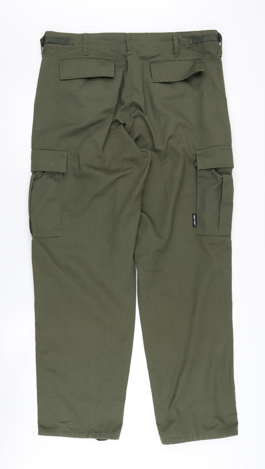 Mil-Tec Men's Green Cargo Trousers L Army Style