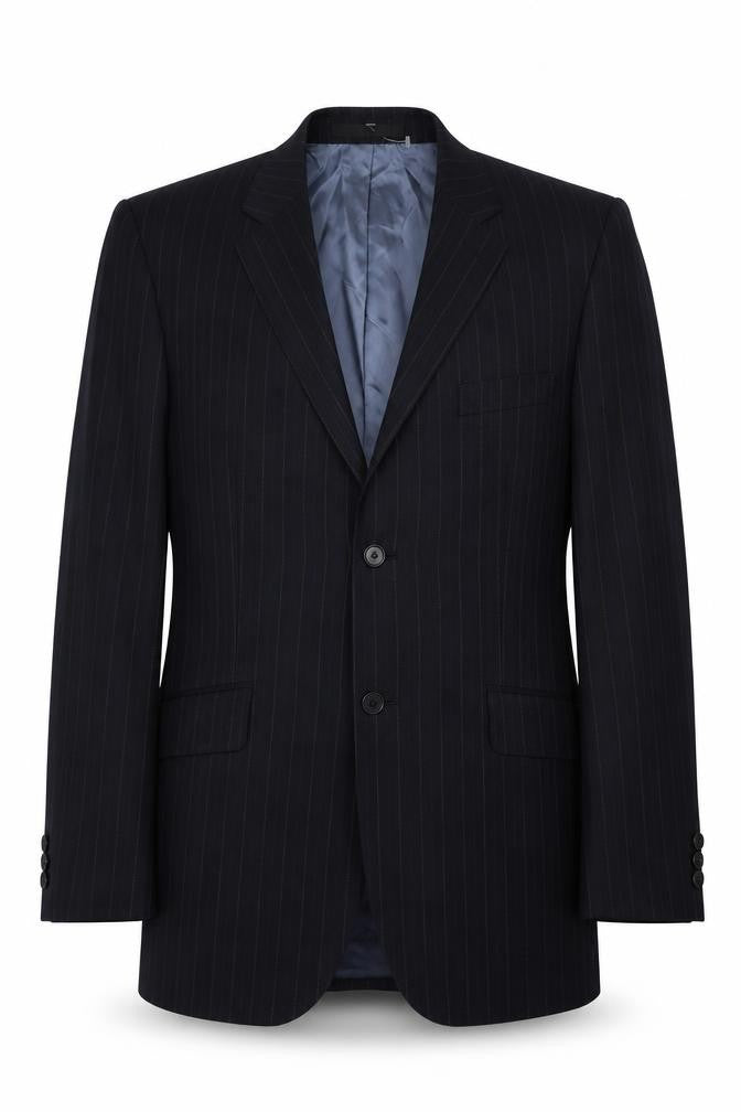 Mens UK Size 40 Karl Jackson Regular Blue Suit Jacket