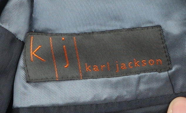 Mens UK Size 40 Karl Jackson Regular Blue Suit Jacket