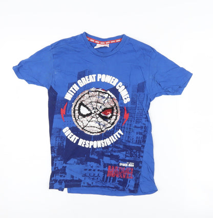 Marvel Boys Blue Spider-Man T-Shirt 7-8 Years
