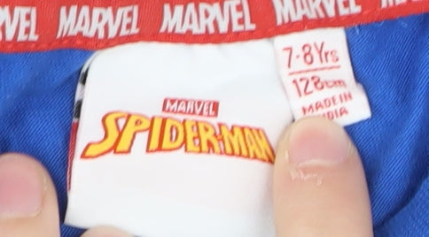 Marvel Boys Blue Spider-Man T-Shirt 7-8 Years