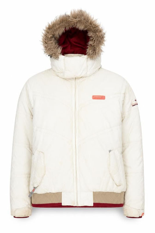Womens UK Size 14 Protest Ivory Puffer Jacket