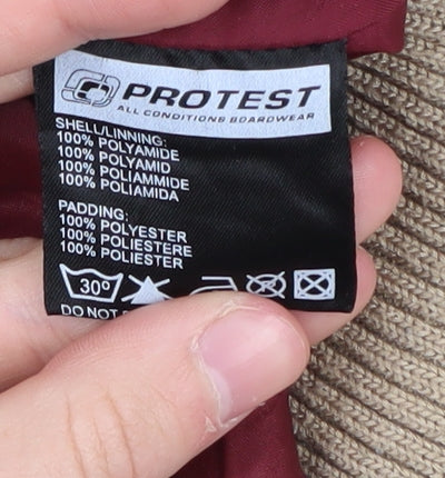Womens UK Size 14 Protest Ivory Puffer Jacket