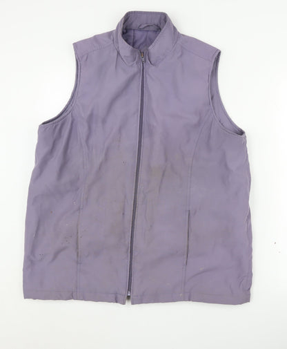 Womens UK Size M EWM Purple Basic Jacket